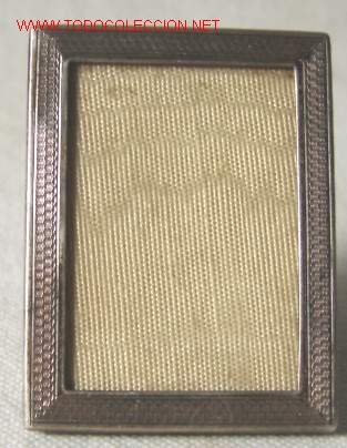 Antig&uuml;edades: EXCELENTE PORTAFOTO MINIATURA  ANTIGUO  EN PLATA