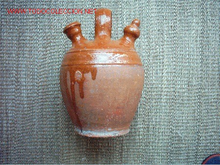 Antig&uuml;edades: ANTIGUO BOTIJO DE JIM&Eacute;NEZ DE JAMUZ. 27 cm. - Foto 3