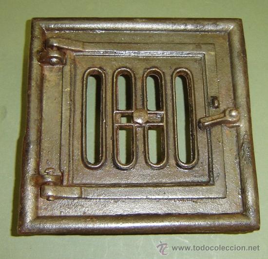 Oggetti Antichi: TAPA DE COCINA DE HIERRO ANTIGUA medida 20*20 cms.