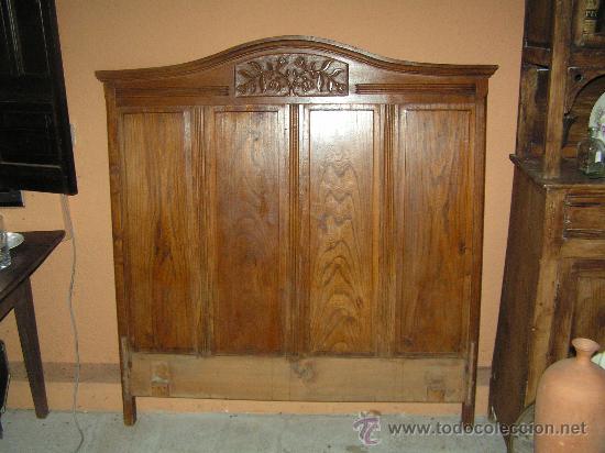 Antig&uuml;edades: Preciosa Cama en Madera Maziza - Foto 3