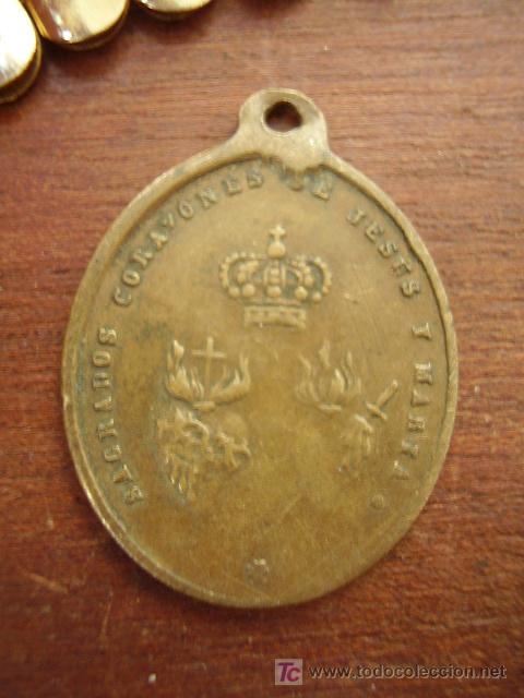 Antig&uuml;edades: Conjunto medallas religiosas - Foto 4