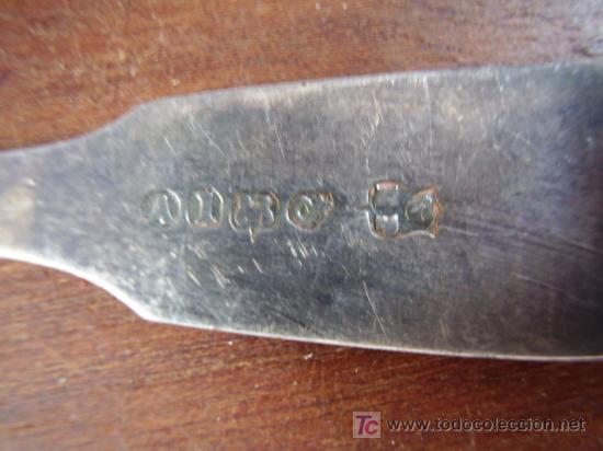 Antig&uuml;edades: Cucharilla Plata Inglesa - Foto 8
