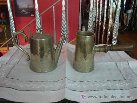 Antig&uuml;edades: tetera y lechera - Foto 1