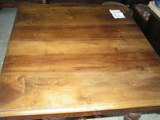 Antig&uuml;edades: Mesa Alfonsina en Nogal - Foto 2