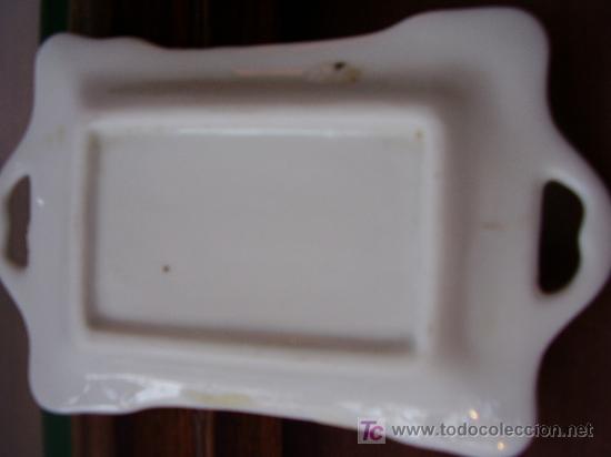 Antig&uuml;edades: Platito porcelana - Foto 3