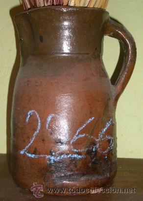 Antig&uuml;edades: Jarra de vino, de 19 cms de alto - Foto 1