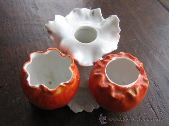 Antig&uuml;edades: ANTIGUO ESPECIERO DE PORCELANA - Foto 1