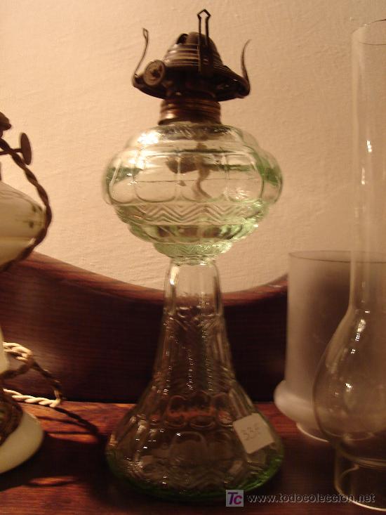Antig&uuml;edades: Quinqu&eacute; de cristal - Foto 1