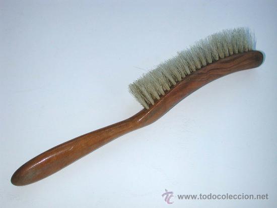 Antig&uuml;edades: CEPILLO DE MADERA DE FORMA CURVA, MUY ANTIG&Uuml;O - Foto 1
