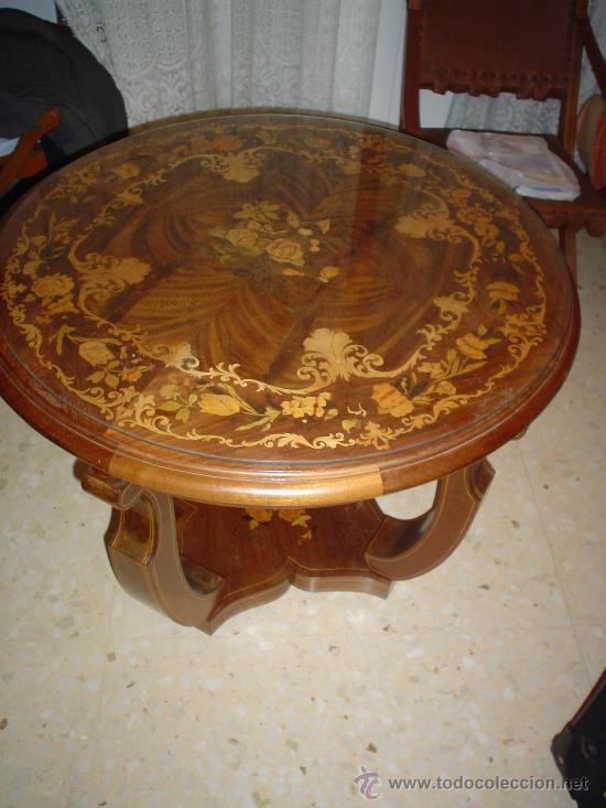 Antig&uuml;edades: Mesa de centro inglesa. - Foto 1