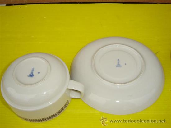 Antig&uuml;edades: 2 tazones porcelanas coimbra - Foto 2
