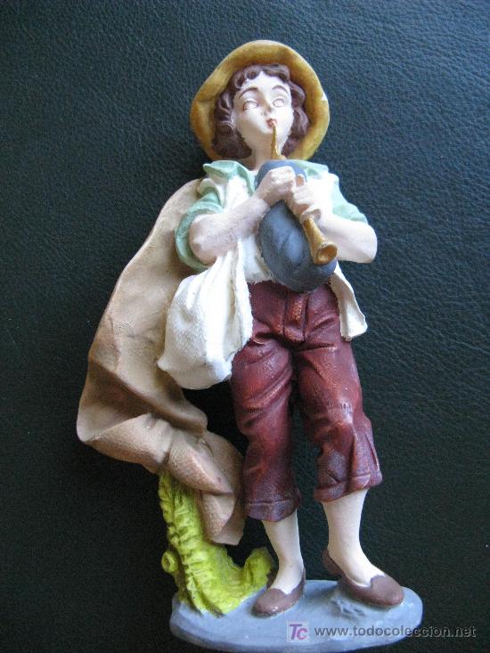 Antig&uuml;edades: figura de pastor en resina - Foto 1