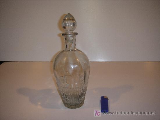 Antig&uuml;edades: botella de cristal. licorera nueva - Foto 1