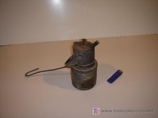 Oggetti Antichi: candil de mina original directo de la mina