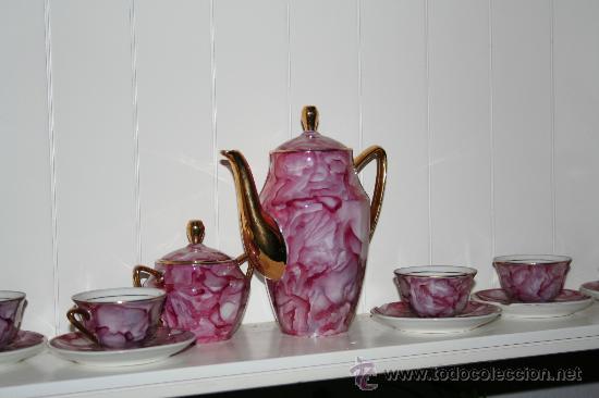 Antig&uuml;edades: elegante y antiguo juego de cafe - Foto 2