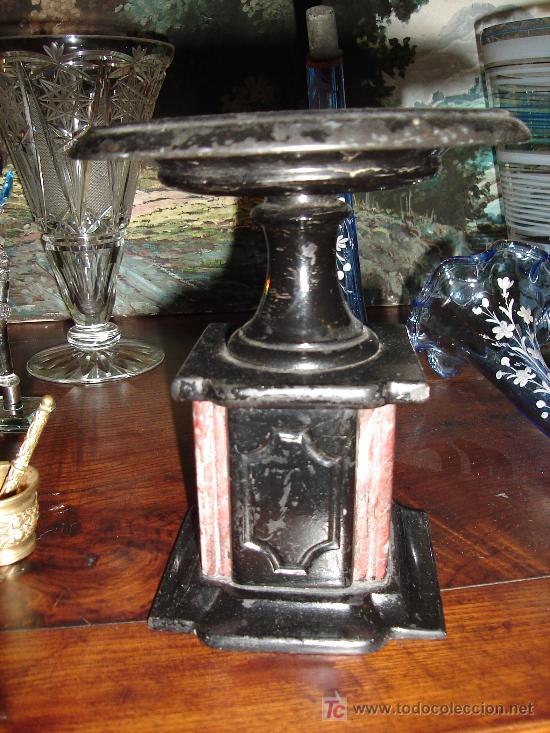 Antig&uuml;edades: peana repisa guarnici&oacute;n reloj - Foto 1