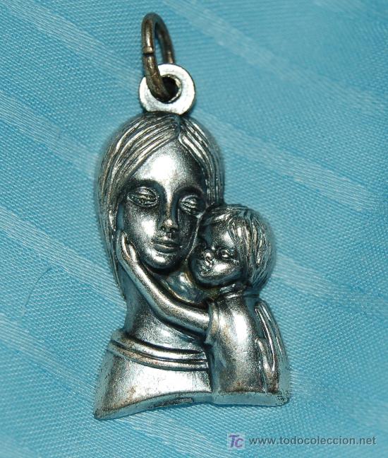 Antig&uuml;edades: MEDALLA VIRGEN Y NI&Ntilde;O - Foto 2