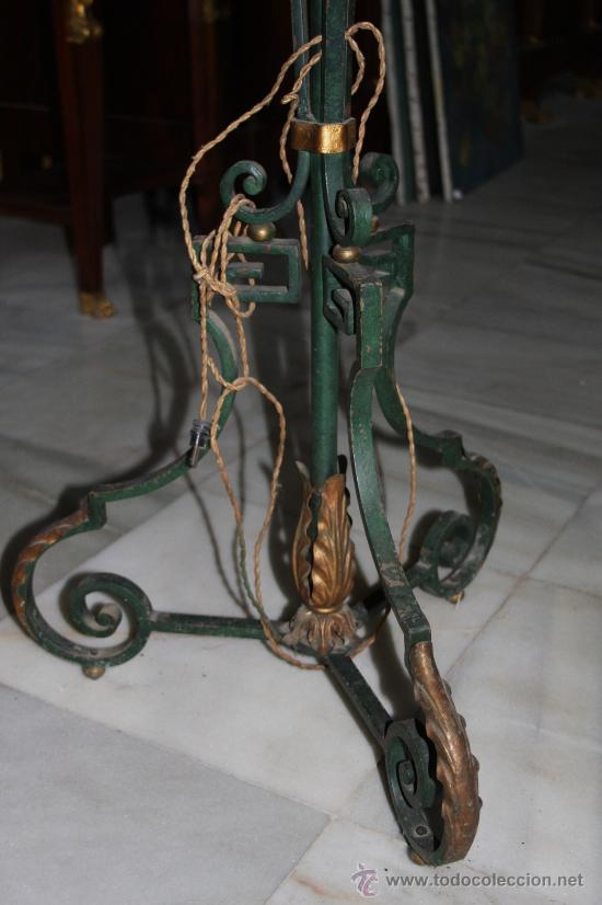 Antig&uuml;edades: L&Aacute;MPARA DE PI&Eacute; REF.1568 - Foto 4
