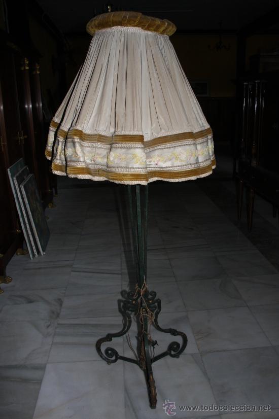 Antig&uuml;edades: L&Aacute;MPARA DE PI&Eacute; REF.1568 - Foto 5