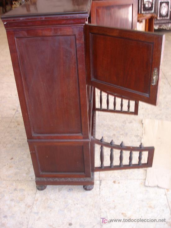 Antig&uuml;edades: MUEBLE AUXILIAR DE CAOBA - Foto 7