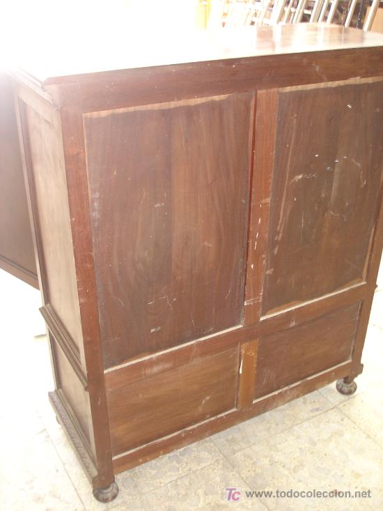 Antig&uuml;edades: MUEBLE AUXILIAR DE CAOBA - Foto 8