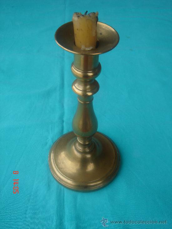 Antig&uuml;edades: CANDELABRO ANTIG&Uuml;O. 21 CMS DE LONGUITUD. - Foto 1
