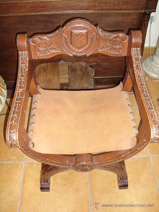 Antig&uuml;edades: Silla sill&oacute;n frailero jamuga - Foto 1