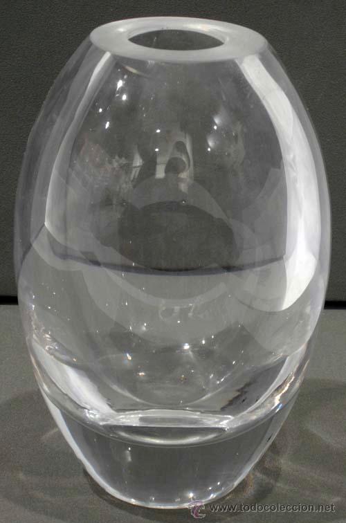 Antig&uuml;edades: Jarr&oacute;n vidrio trasparente forma globular - Foto 1