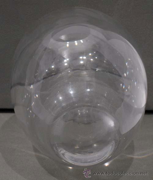 Antig&uuml;edades: Jarr&oacute;n vidrio trasparente forma globular - Foto 4