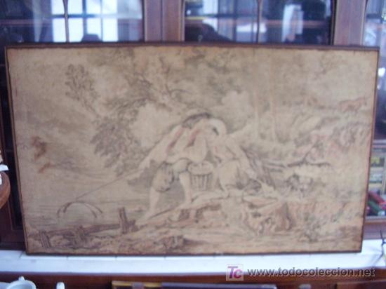 Antig&uuml;edades: Tapiz escena Rom&aacute;ntica - Foto 1