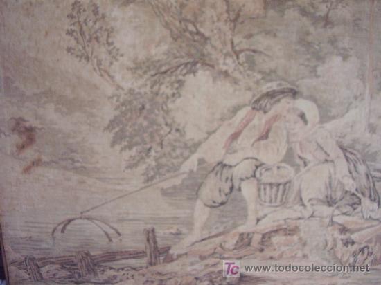 Antig&uuml;edades: Tapiz escena Rom&aacute;ntica - Foto 5