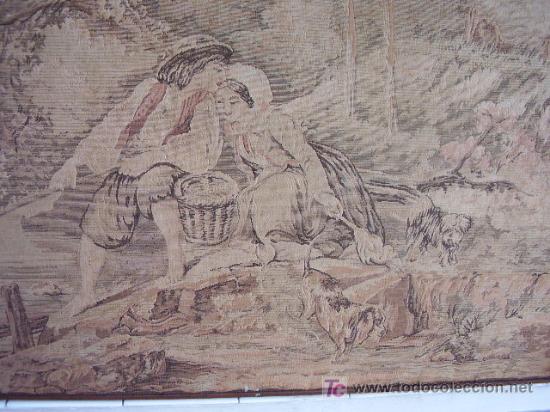 Antig&uuml;edades: Tapiz escena Rom&aacute;ntica - Foto 6