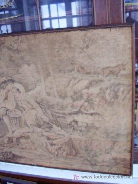Antig&uuml;edades: Tapiz escena Rom&aacute;ntica - Foto 7