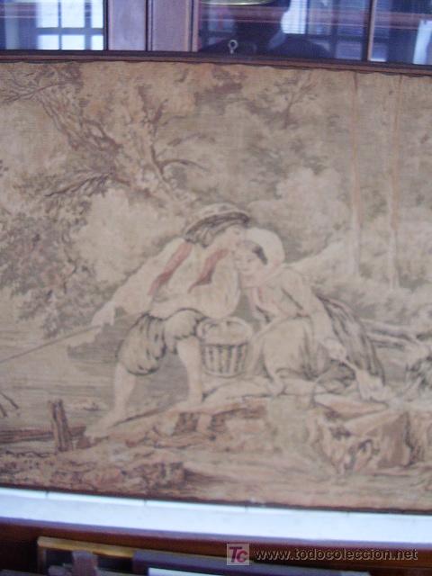 Antig&uuml;edades: Tapiz escena Rom&aacute;ntica - Foto 8