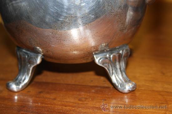 Antig&uuml;edades: CAFETERA DE 1900 BA&Ntilde;ADA EN PLATA REF.3126 - Foto 4