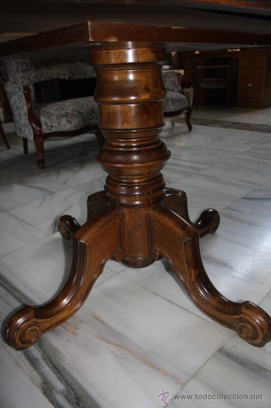 Antig&uuml;edades: MESA INGLESA, PARA COMEDOR, EN NOGAL REF.4325 - Foto 3