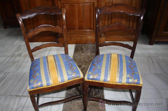 Antig&uuml;edades: PAREJA SILLAS ISABELINAS REF.4329 - Foto 1