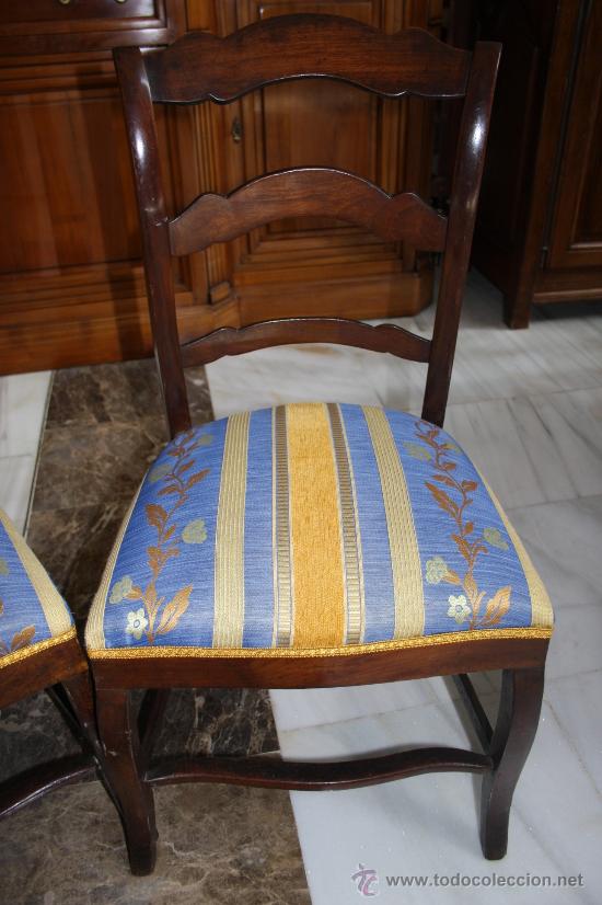 Antig&uuml;edades: PAREJA SILLAS ISABELINAS REF.4329 - Foto 2