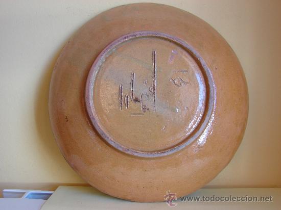 Antig&uuml;edades: PLATO ANTIGUO . FIRMADO - Foto 2