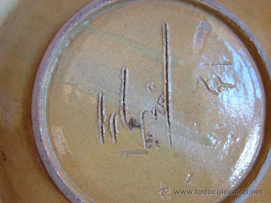 Antig&uuml;edades: PLATO ANTIGUO . FIRMADO - Foto 3