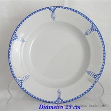 plato antiguo de san juan art deco otro - Compra venta en todocoleccion