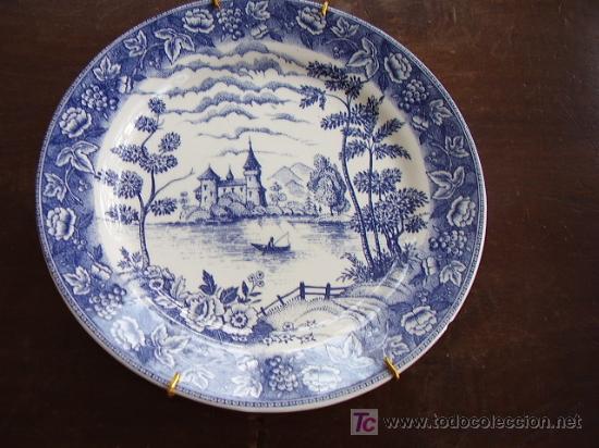 Antig&uuml;edades: Plato porcelana tipo ingl&eacute;s - Foto 4