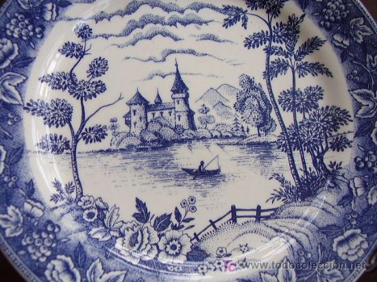 Antig&uuml;edades: Plato porcelana tipo ingl&eacute;s - Foto 2