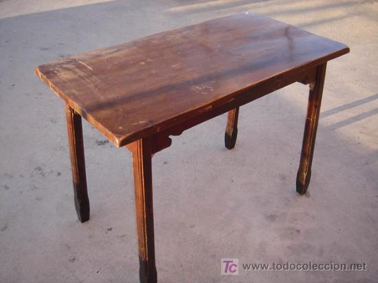 Antig&uuml;edades: mesa rectangular 1,09x057 076 de alto - Foto 1