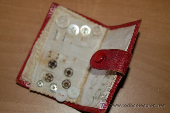Antig&uuml;edades: ANTIGUO COSTURERO DE BOLSILLO - Foto 2