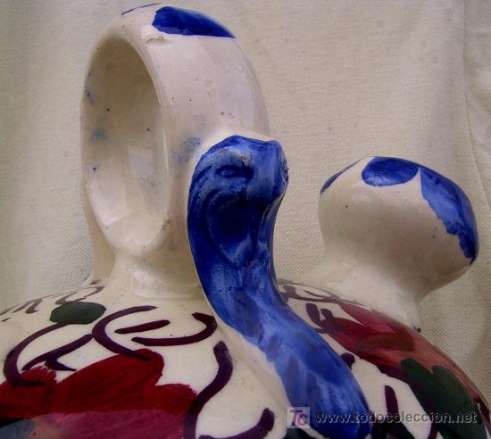 Antig&uuml;edades: BOTIJO MANISES PINTADO A MANO - - Foto 3
