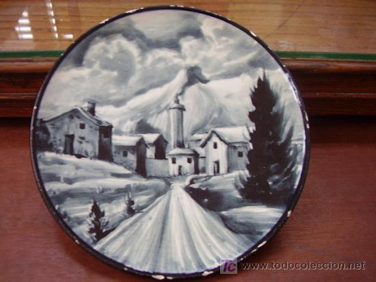 Antig&uuml;edades: Plato porcelana - Foto 1