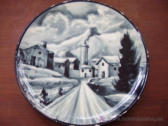 Antig&uuml;edades: Plato porcelana - Foto 3