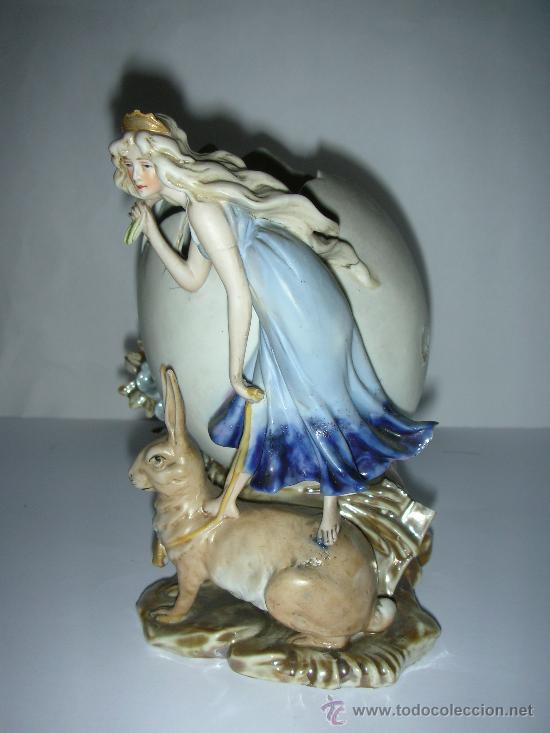 Antig&uuml;edades: porcelana biscuit antigua - Foto 3