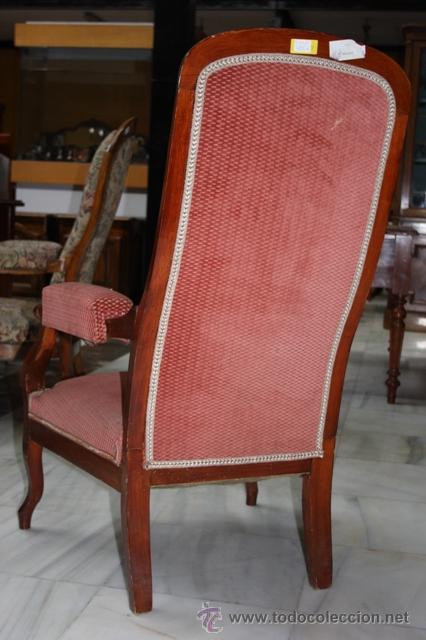 Antig&uuml;edades: SILL&Oacute;N DE 1900,RECLINABLE REF.4261 - Foto 3